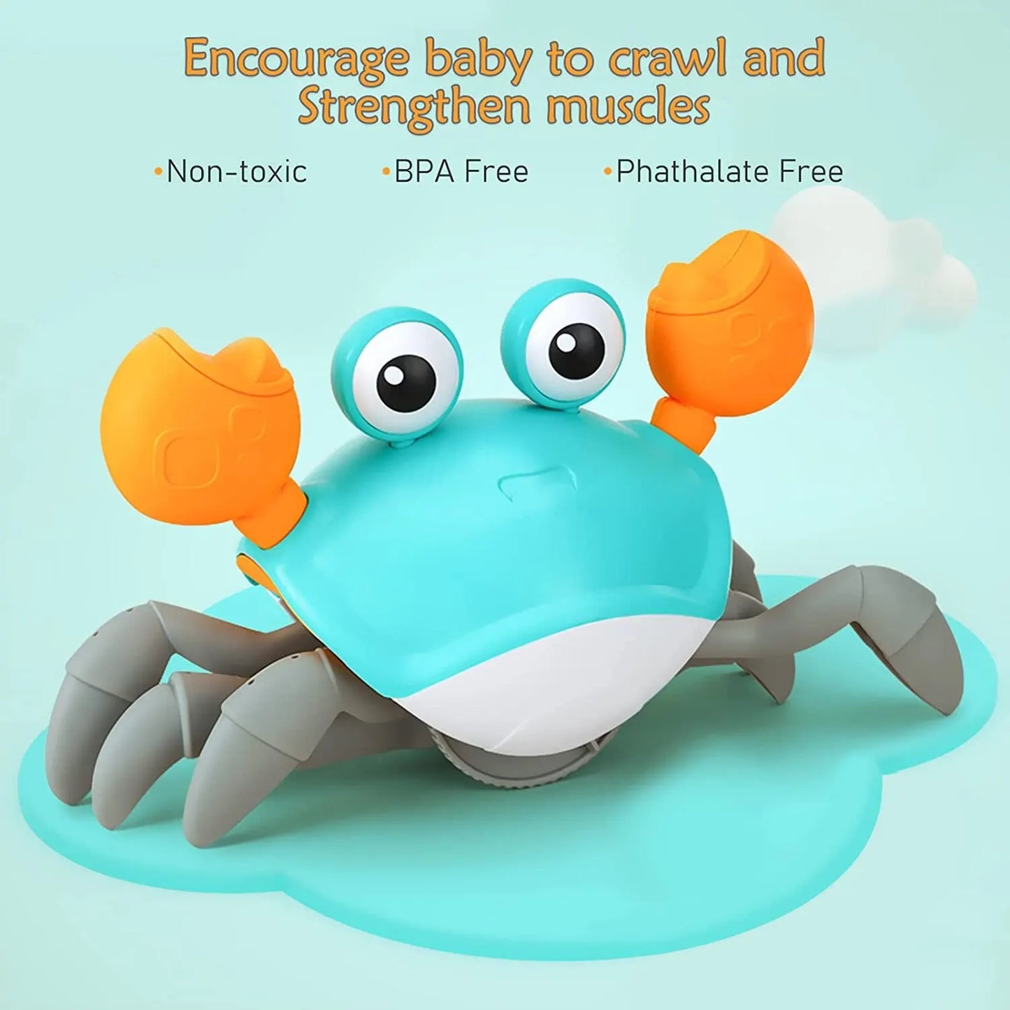 Crawling Crab Interactive Toy